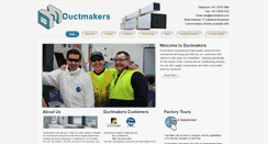 Desktop Screenshot of ductmakers.com